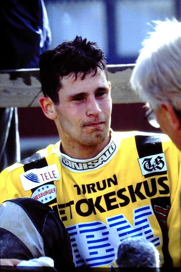 Miska Aaltonen YLE-urheilun haastattelussa Vantaa MM-500 1998